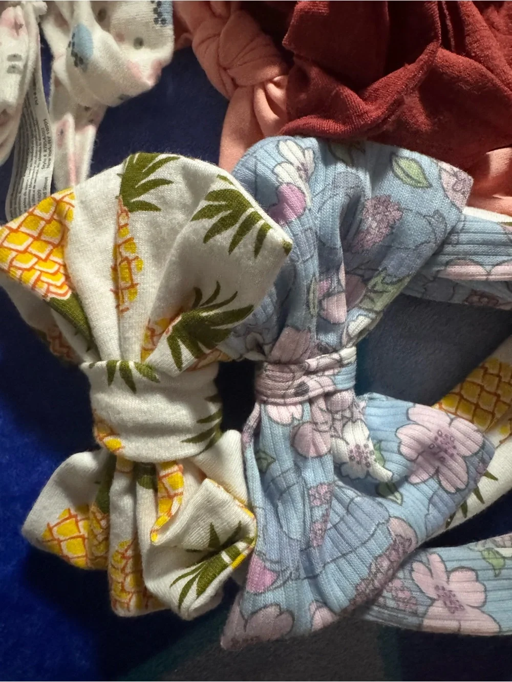 Girls Assorted Color Bow & Floral Headband Pack